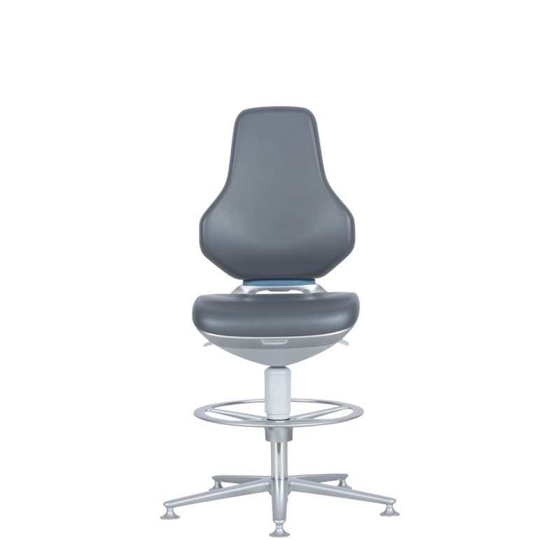 Ергономичен лабораторен стол BIMOS TEXON 3 9171R сив